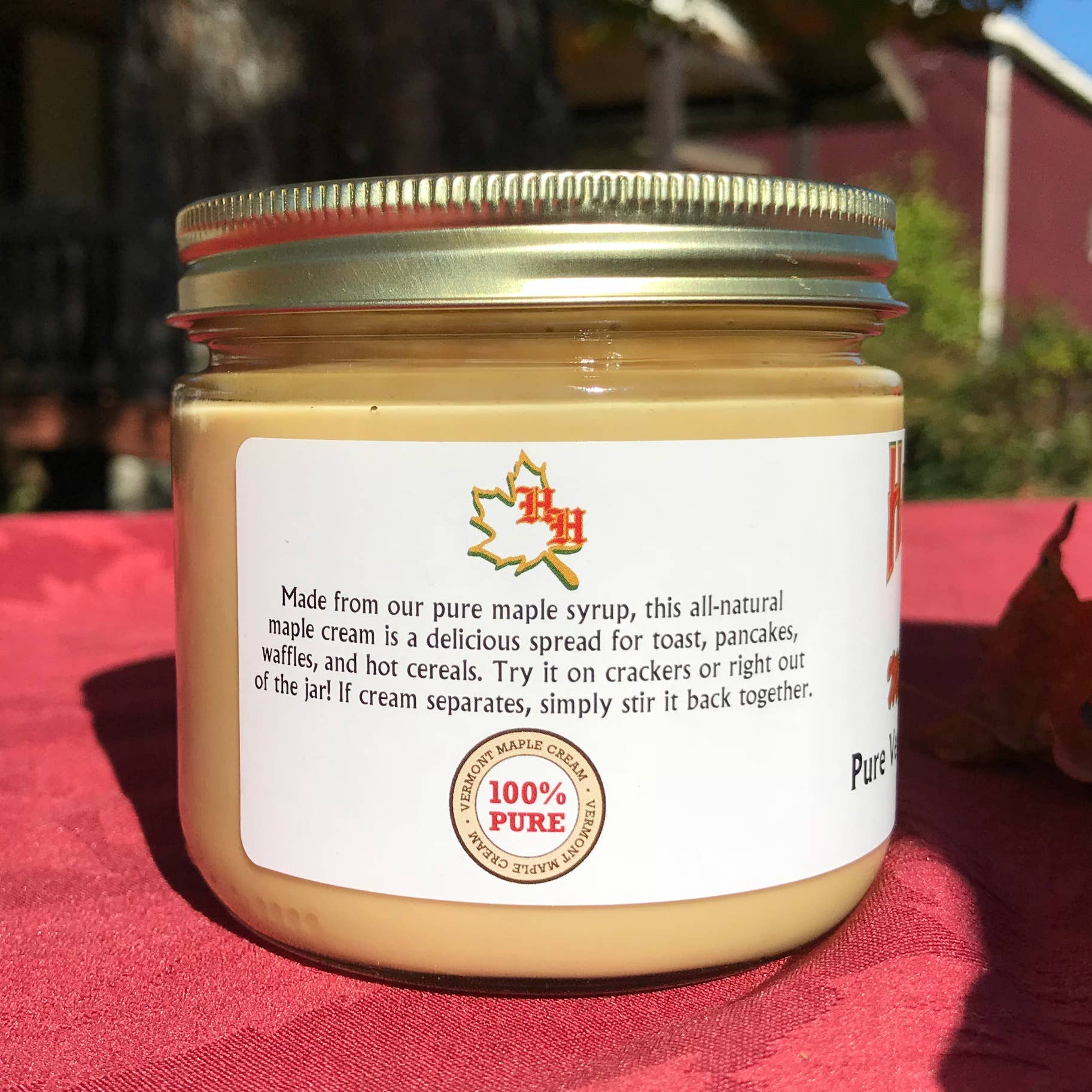 Happy Hill Maple Farms – wholesale Sylt/gelé – Ren Vermont lönnkräm4