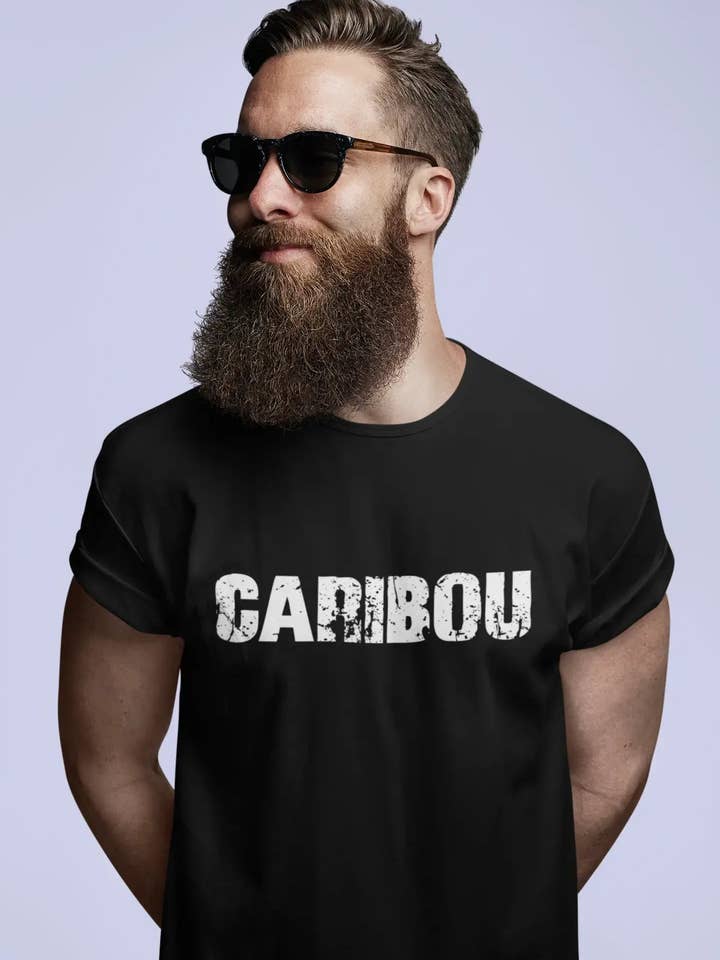 Homme T Shirt Graphique Imprimé Vintage Tee Caribou for wholesale by ULTRABASIC