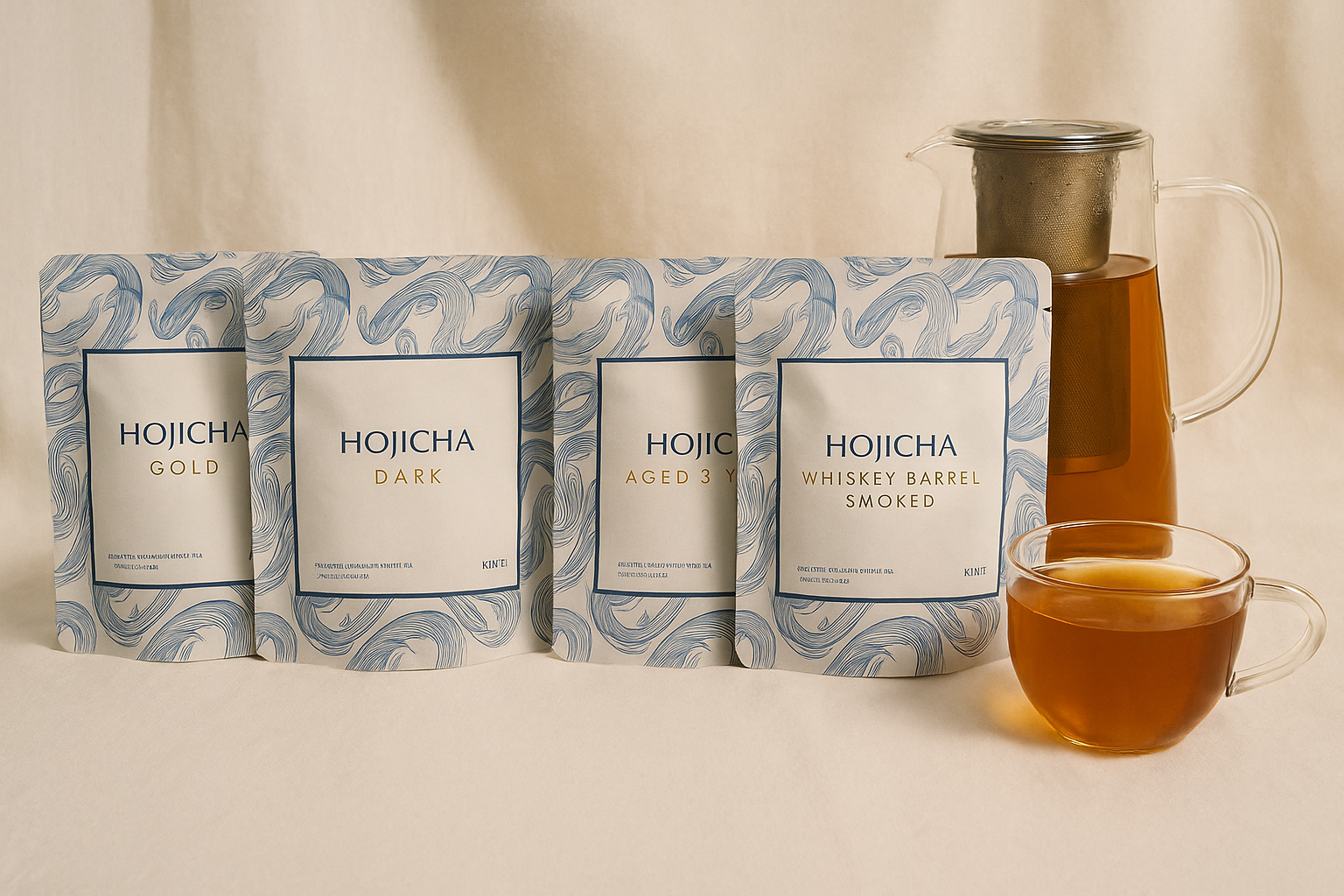 Kinte - Wholesale Loose Tea - Hojicha Discovery Set – 5 Roasted Japanese Green Teas0