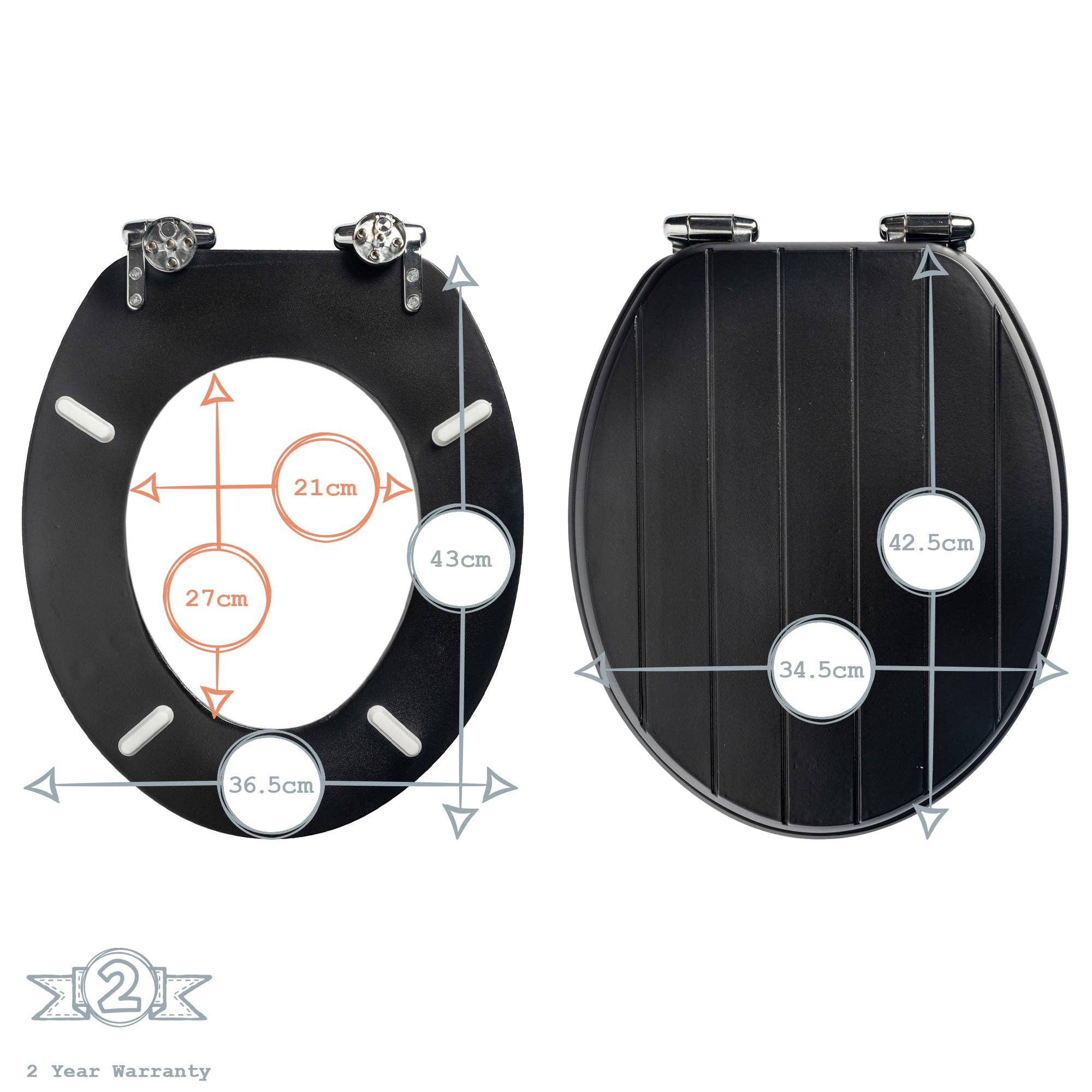 Rinkit Ltd – Engroshandel Toiletpapirholder – Harbour Housewares Soft Luk Træ Toilet Sæde5