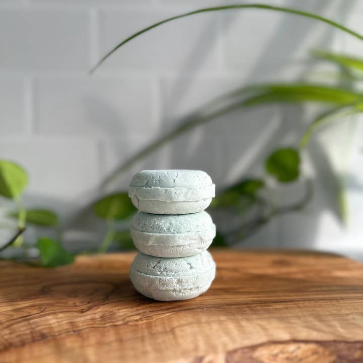 Juniper & Sage Soap Co. LLC - Wholesale Shampoo Puck/Solid Shampoo - Rice & Castor Shampoo Bar