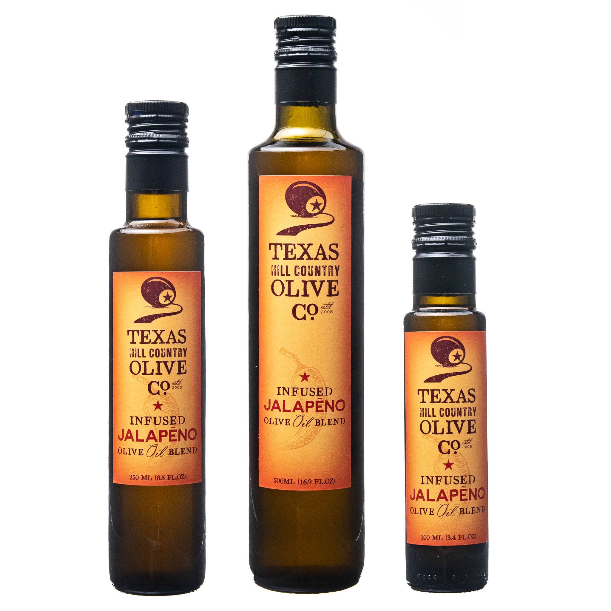 Texas Hill Country Olive Co. - Wholesale Olive Oil - Jalapeno Infused Olive Oil - 100ml.4
