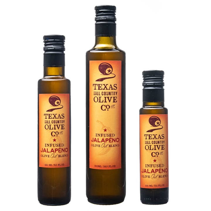Texas Hill Country Olive Co. - Wholesale Olive Oil - Jalapeno Infused Olive Oil - 100ml.4
