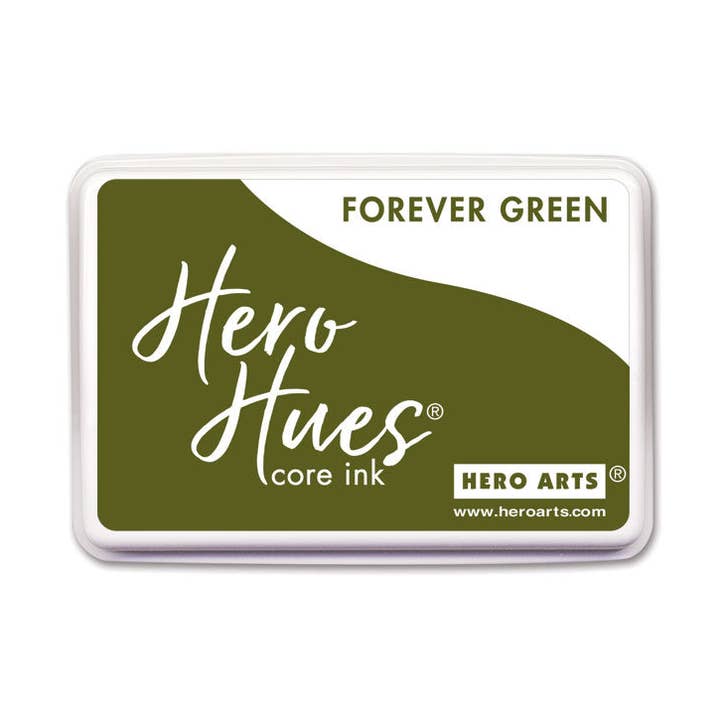 Hero Arts + Spellbinders Wholesale - Wholesale Ink Pad - Hero Arts Forever Green Core Ink Pad0
