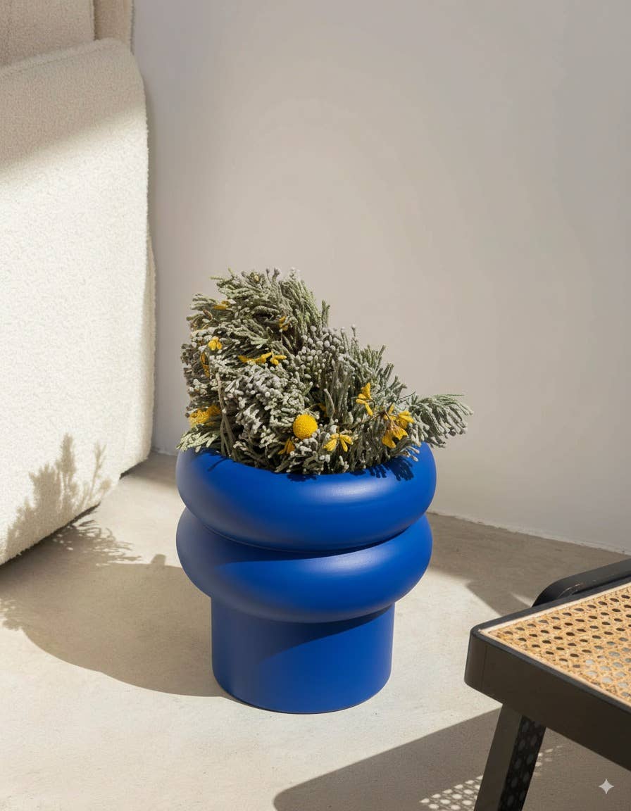 o cactuu - Wholesale Plant Pot - Ripple XL Pot - 28 x 26 cm - NEW - Christmas Decor - Garden7