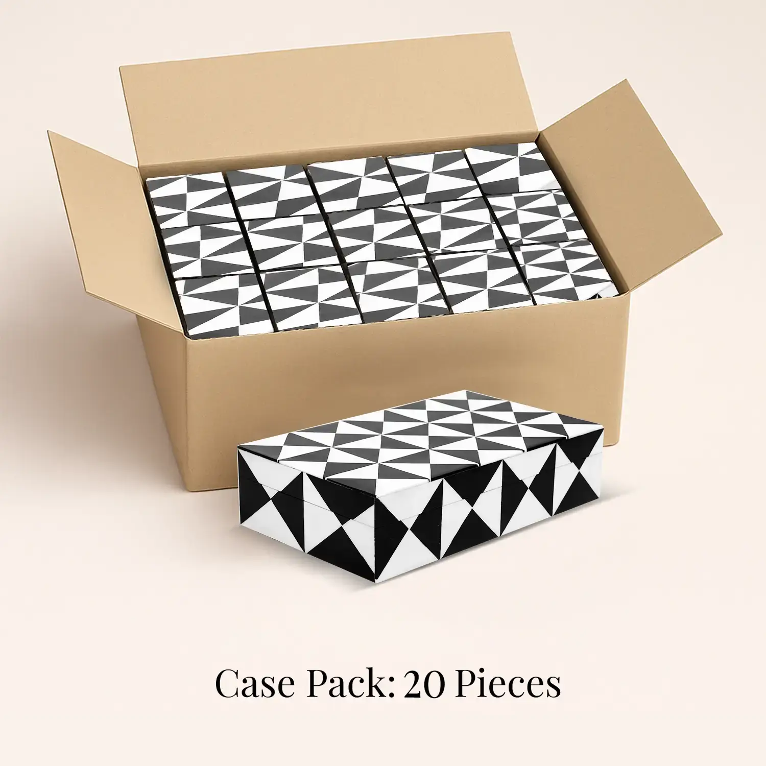 Muqeem & Brothers - Wholesale Decorative Box - Decorative Box Triangle, Pack of 202