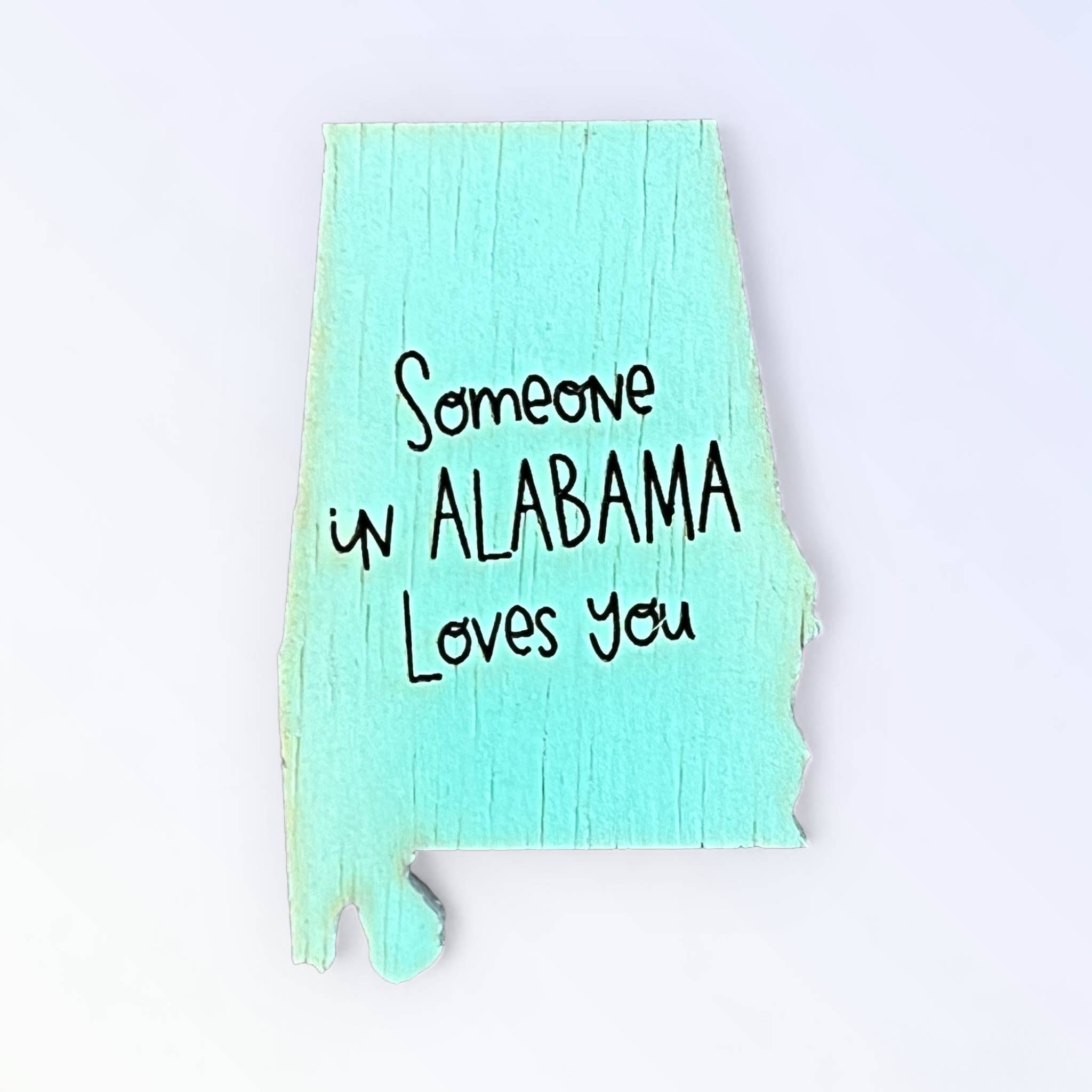 Geaux Magnolia - Vendita all'ingrosso Calamite - Magnete dell'Alabama Someone Loves You Magnete di Stato0