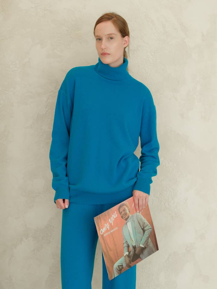 Lèmme - Wholesale Knit Sweater - Women's - Cashmere Mix Classic Turtleneck Sweater