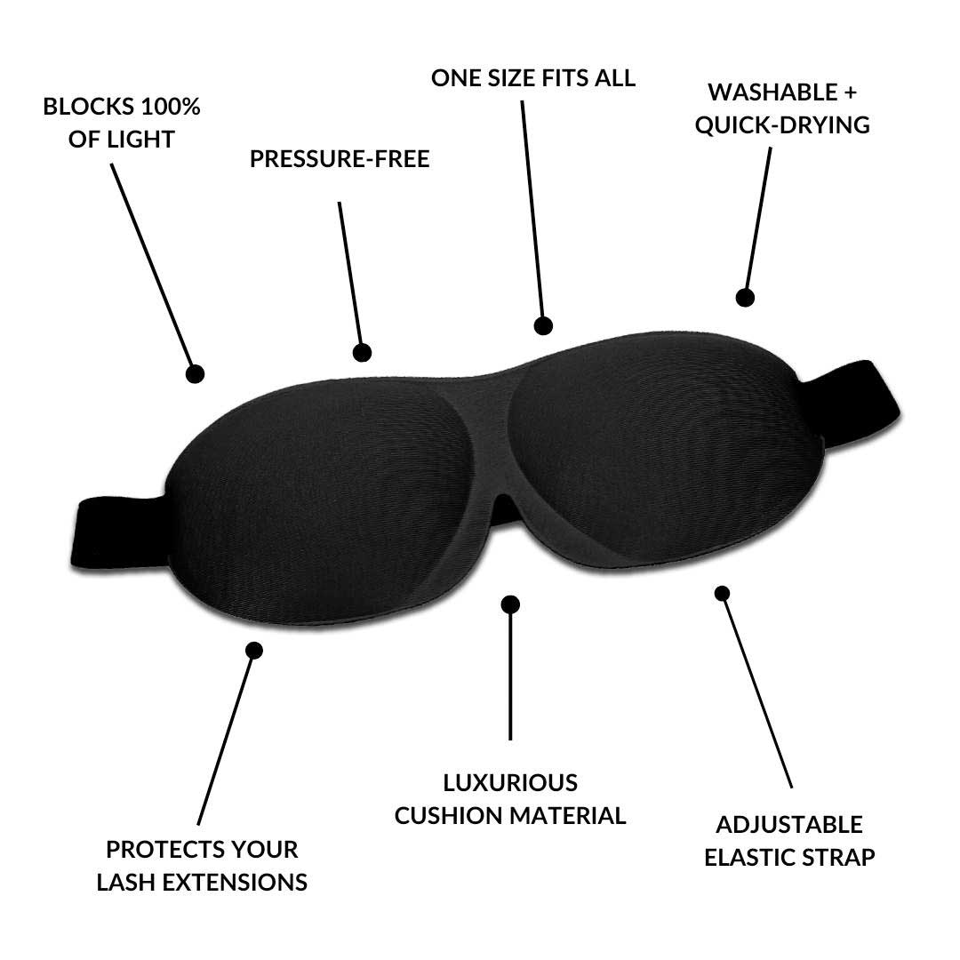 Lash Affair - Wholesale Sleep/Eye Mask - Beauty Sleep | Deep Domed Eye Mask15