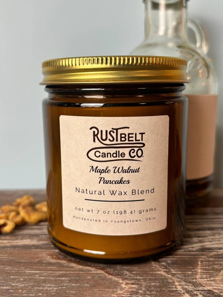 Maple Walnut Pancakes for wholesale by Rustbelt Candle Company