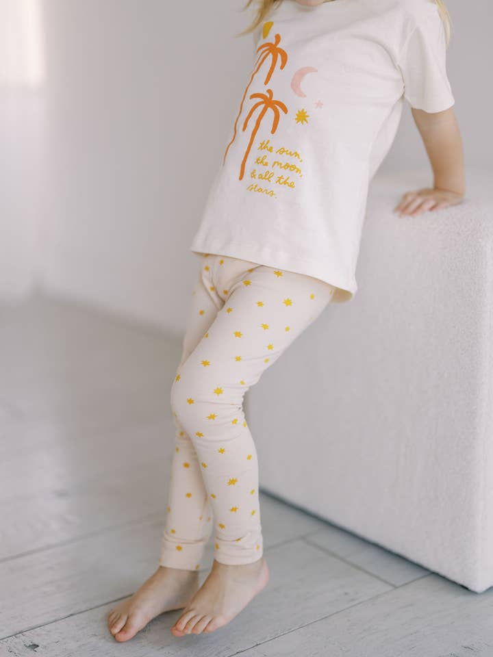 Polished Prints - Vendita all'ingrosso Maglietta serigrafata - Bambini - T-shirt stampata Sun Moon, maglietta per bambini, camicia per bambini, primavera4