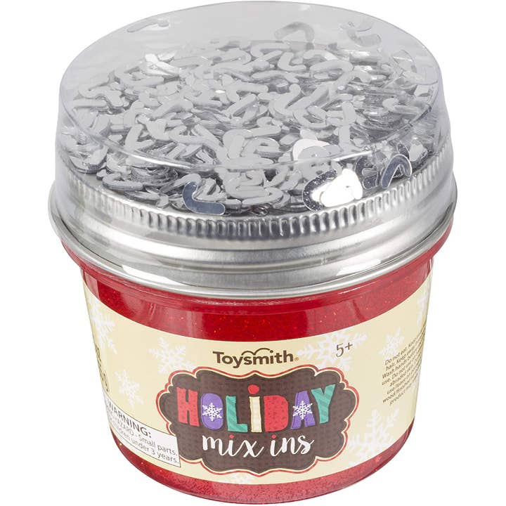 Toysmith - Wholesale Putty/Slime - Kids - Holiday Mix Ins, Putty/Slime Kit, Clear/Confetti/Colorful