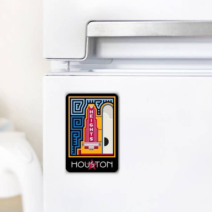 Papermolas - Wholesale Magnet - Magnet - Houston Heights Theater2