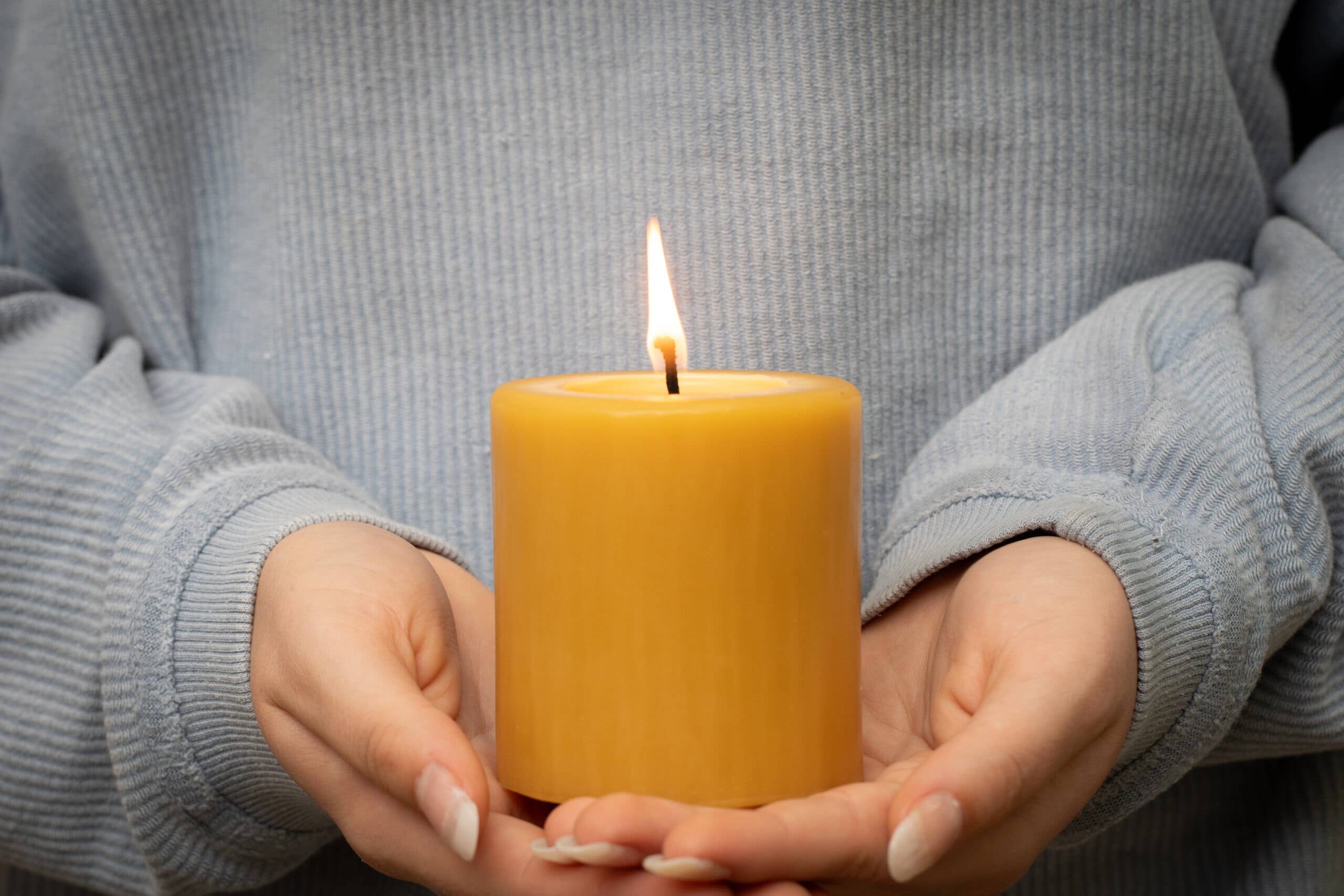 The Beeswax Co. - Wholesale Pillar Candle - 3 Inch Beeswax Pillars6