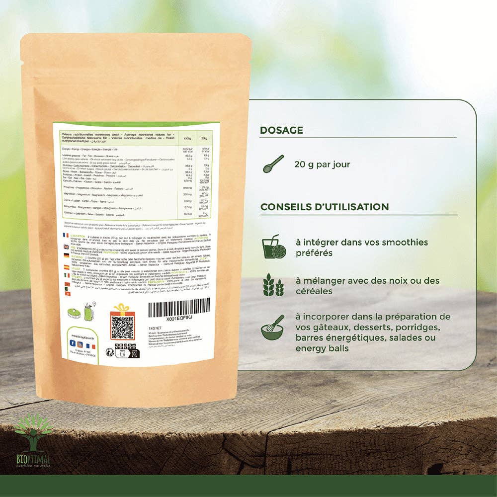 Bioptimal - Wholesale Protein/Superfood Powder - Organic chia seeds - Bioptimal3