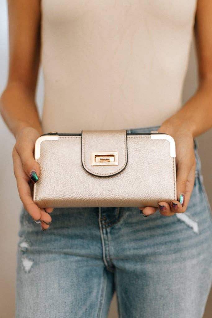 MiMi Wholesale - Wholesale Crossbody Bag - Women's - AD041 Turn Lock Crossbody Wallet19