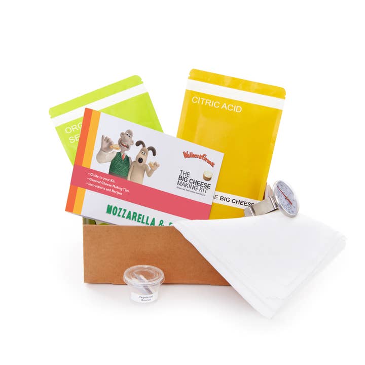 The Big Cheese Making Kit - Wholesale DIY Food Kit - Wallace & Gromit Mozzarella & Ricotta Cheese Making Kit2
