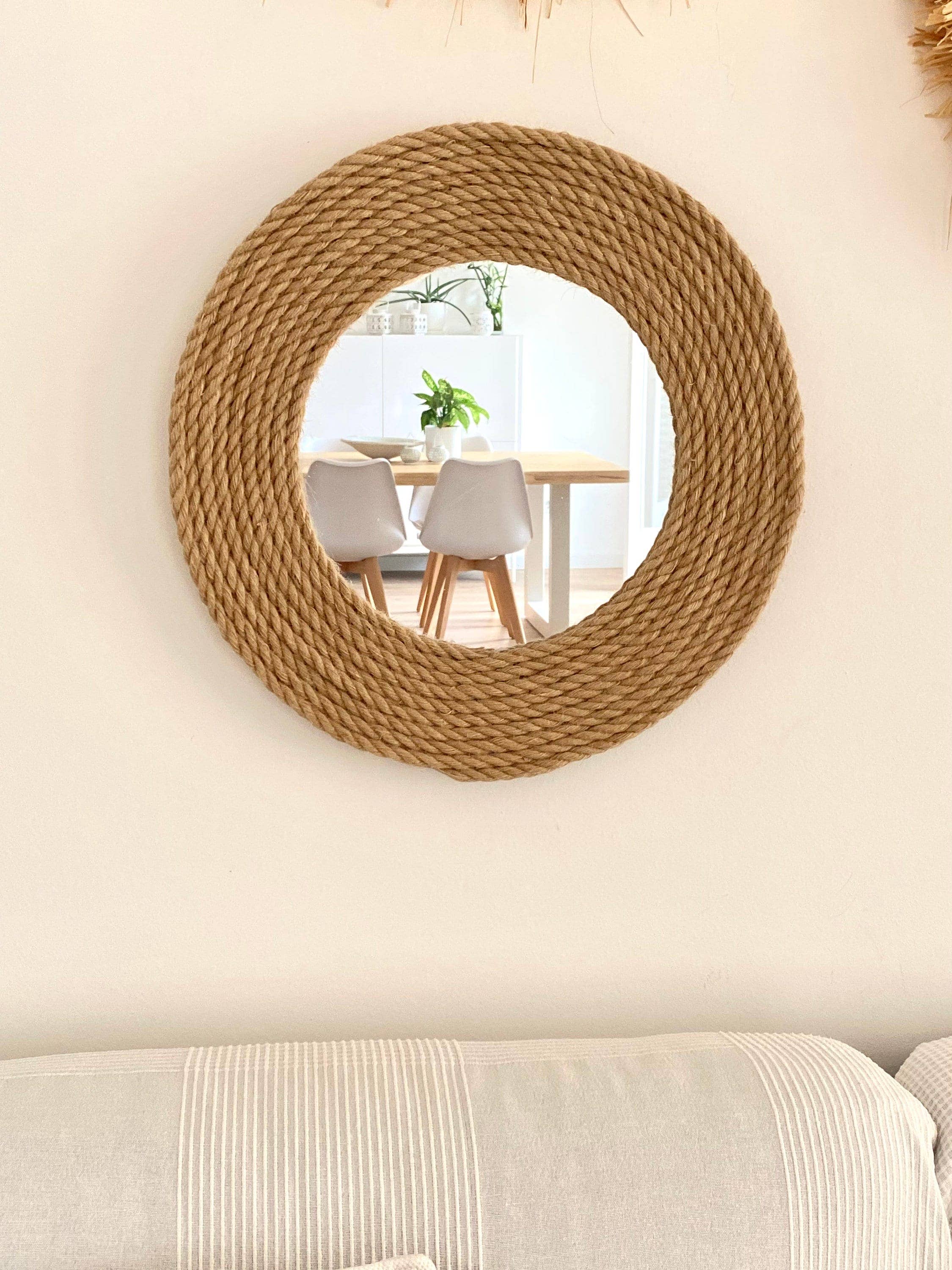 Geometrik Design - Wholesale Wall Stone - Jute Rope Mirror8