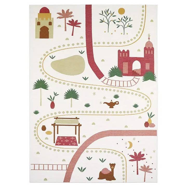 LITTLE MARRAKECH 123x180 tapete infantil interior e exterior por atacado de SDC DECOKIDS