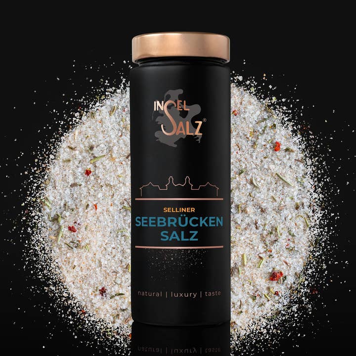 SEEBRÜCKENSALZ Gewürzmischung für alles Vorteilsglas für den Großhandel von Insel-Salz