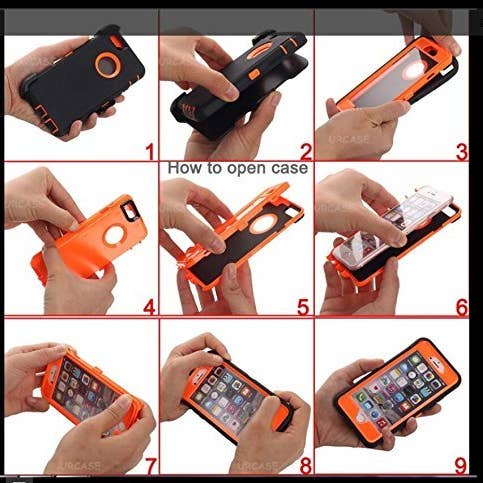 AICase Heavy Duty Tough 3 in 1 Rugged Shockproof Case for iPhone 7 or iPhone 8 for wholesale by AICase