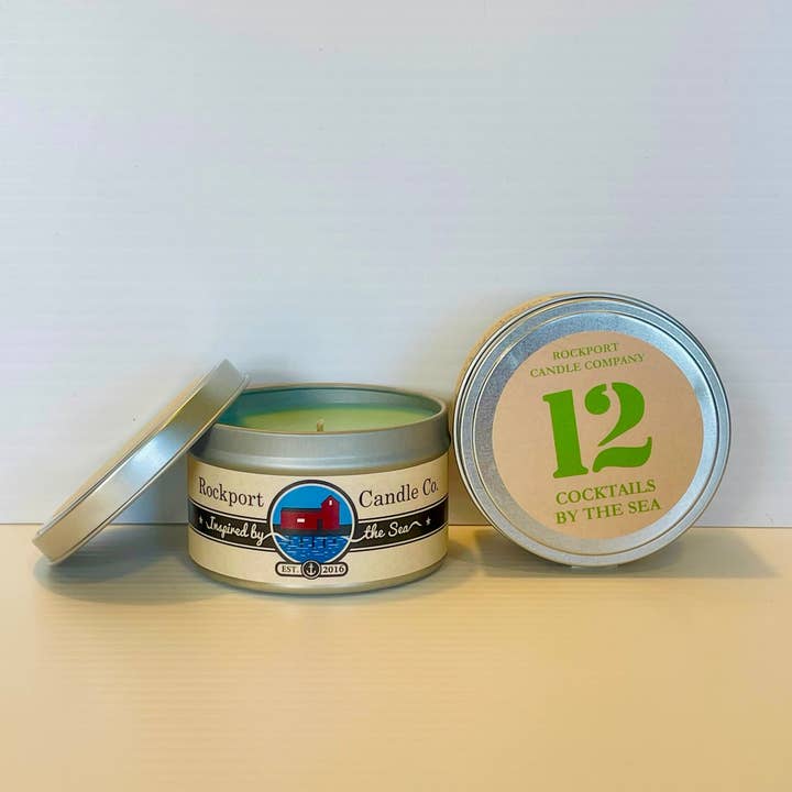 Rockport Candle Company - Wholesale Jar/Filled Candle - 12 Cocktails by the Sea Candle2