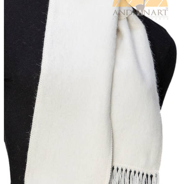 AndeanArt - Wholesale Scarf - Women's - Narrow Alpaca Scarf with Alpaca Figure Label / Tag - Alpaca27