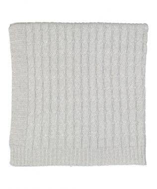 Rose Textiles - Wholesale Bedding Blanket - Kids & Baby - Grey Cable Knit Blanket1