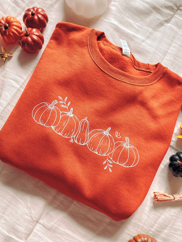 Sweatshirt Abóbora- Queda- Halloween por atacado de Creative 1324