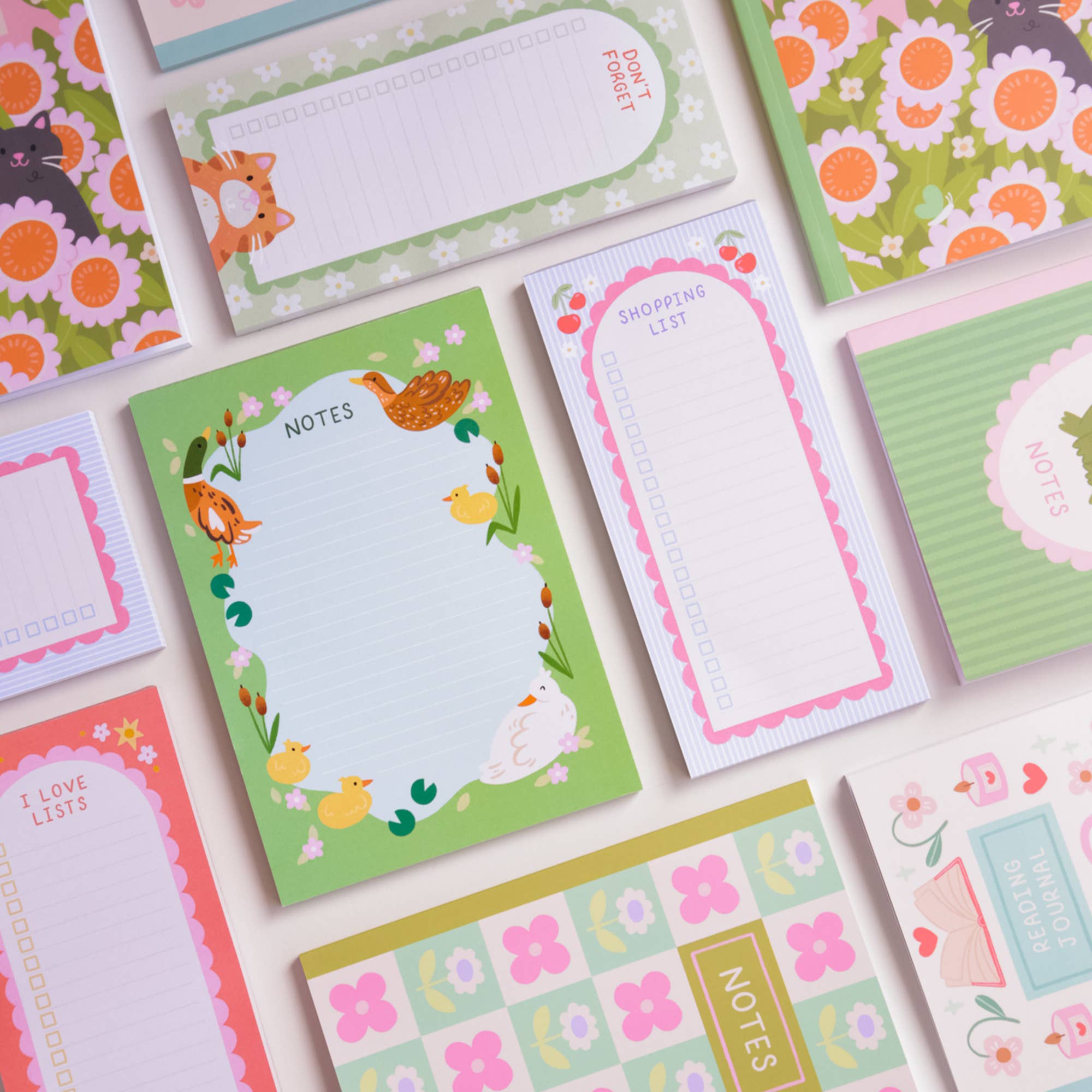 Hopscotch Paper Co. - Wholesale Notepad - Cute Cherry Shopping List Pad – 50 Pages for Easy Grocery & Task Lists4