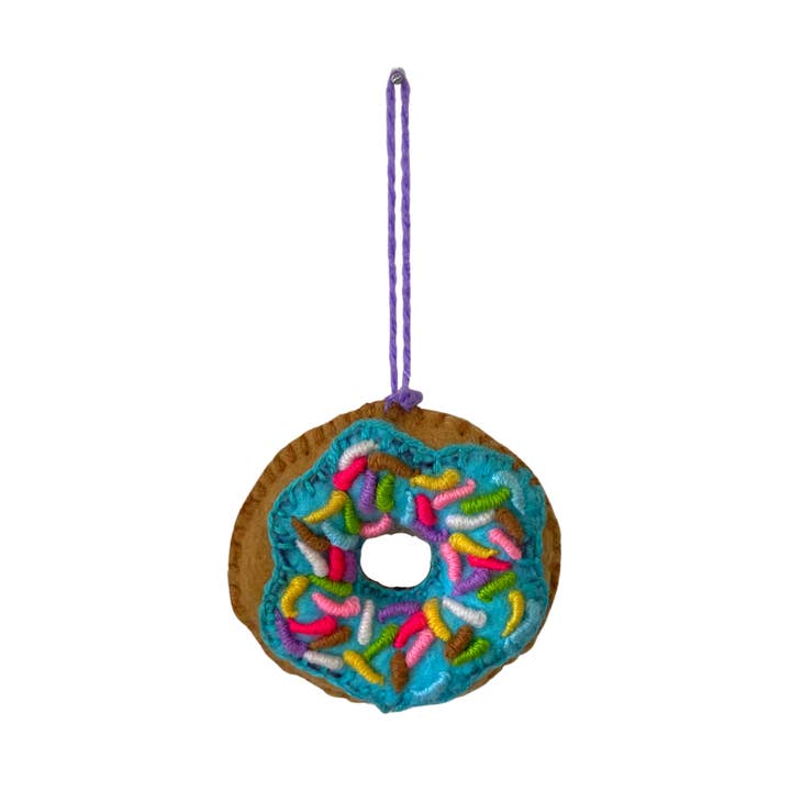 Lumily - Wholesale Ornament - Donut Felted Wool Holiday Ornament - Mexico0