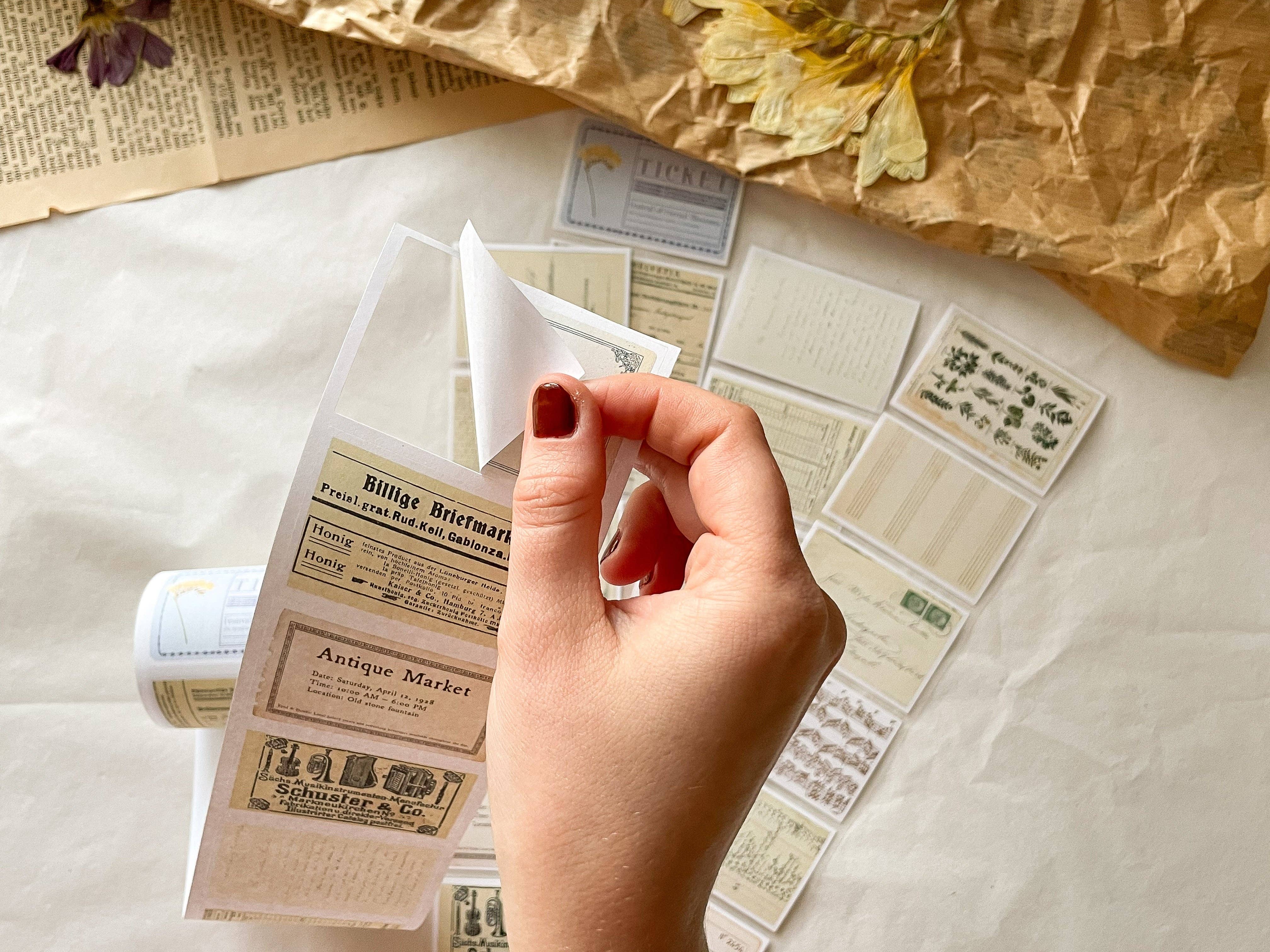 samesjournal - Wholesale Washi Tape - Vintage Ticket Sticker Tape1