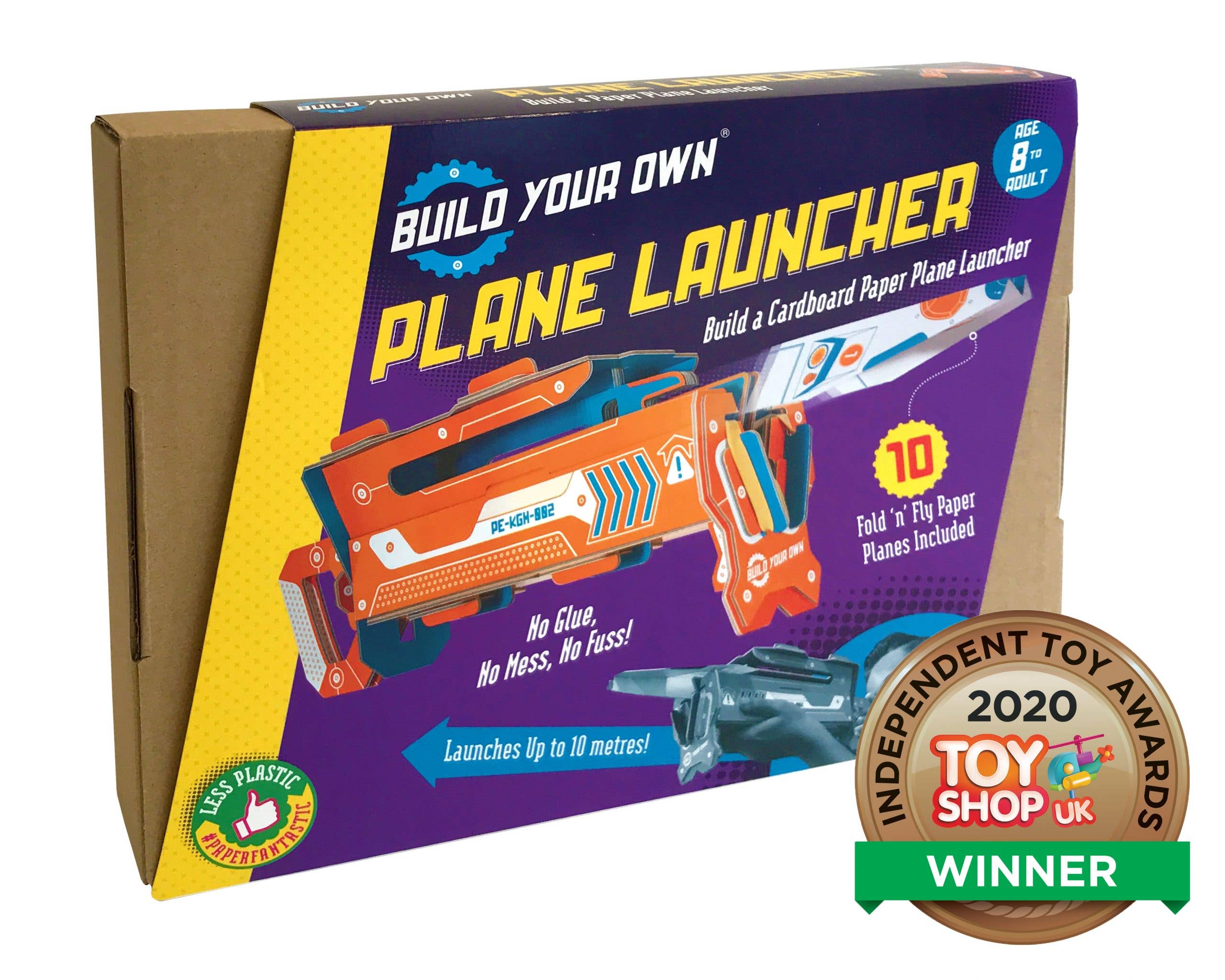 Build Your Own – wholesale DIY craft kit – Child – Build Your Own Paper Plane Launcher - Eco-Friendly Craft Kit5