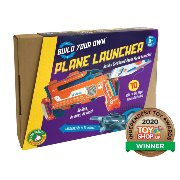 Build Your Own – wholesale DIY craft kit – Child – Build Your Own Paper Plane Launcher - Eco-Friendly Craft Kit5
