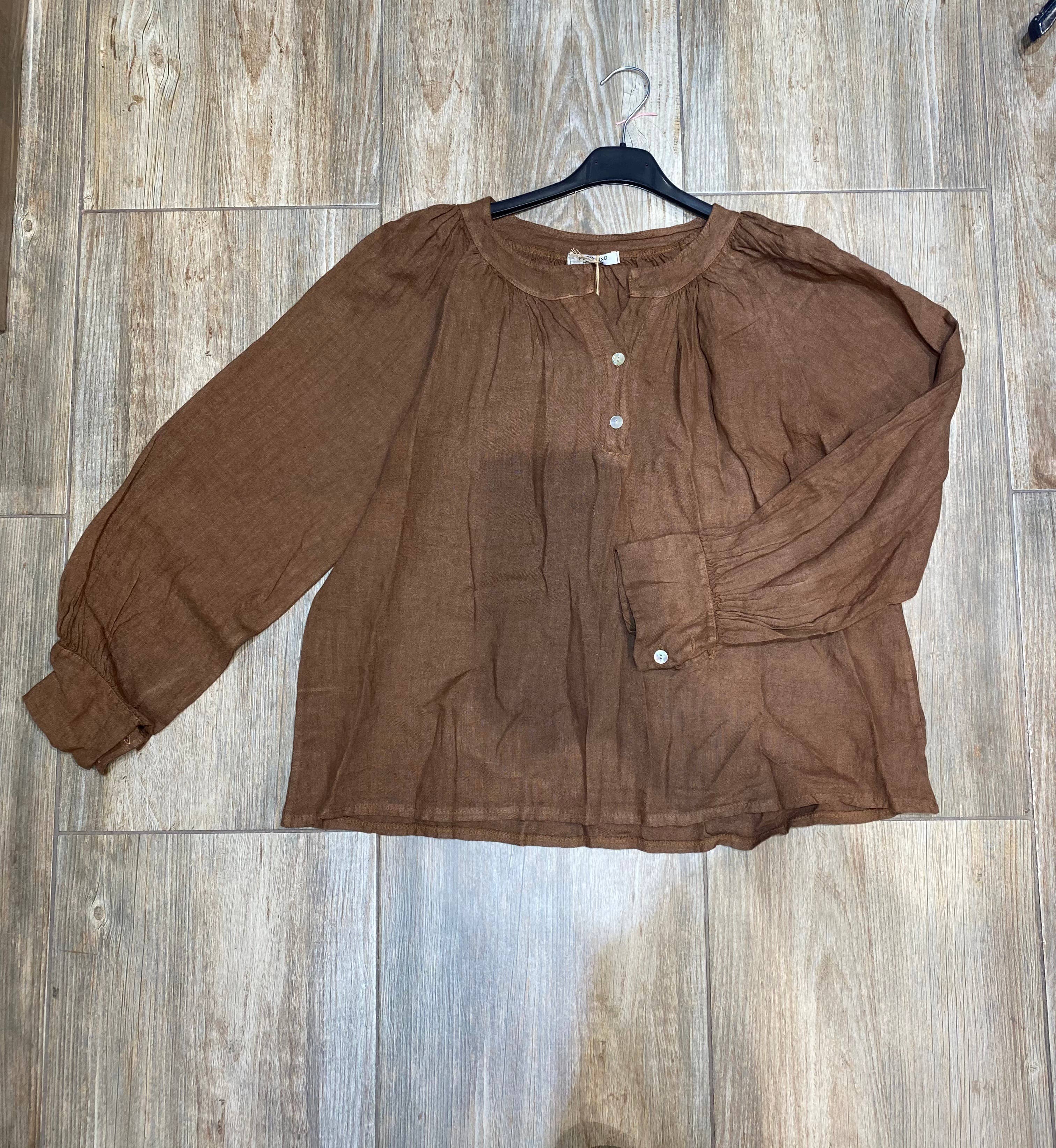 LÉA & LUC – wholesale Blus - Dam – Blus i 100 % linne REF.792336