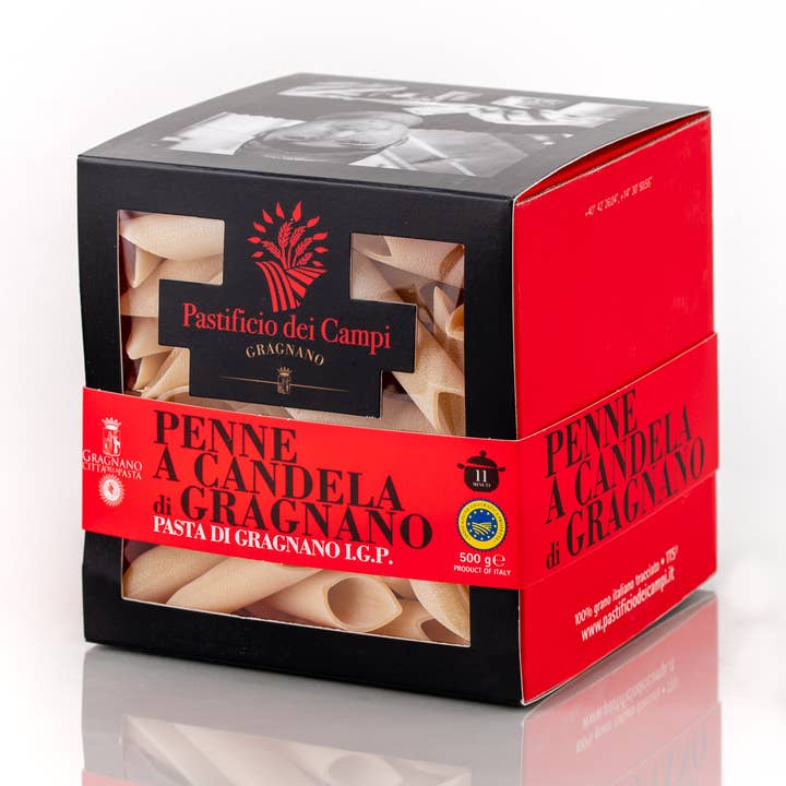 Pasta di Gragnano PGI - Penne A Candela, 500g Made in Italy for wholesale by Pastificio dei Campi