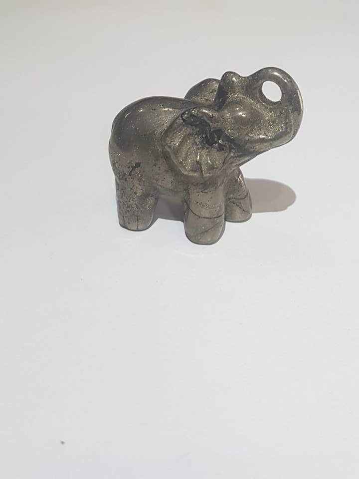 Pirite a forma di elefante per la vendita all'ingrosso da parte di Luz das Pedras Naturais