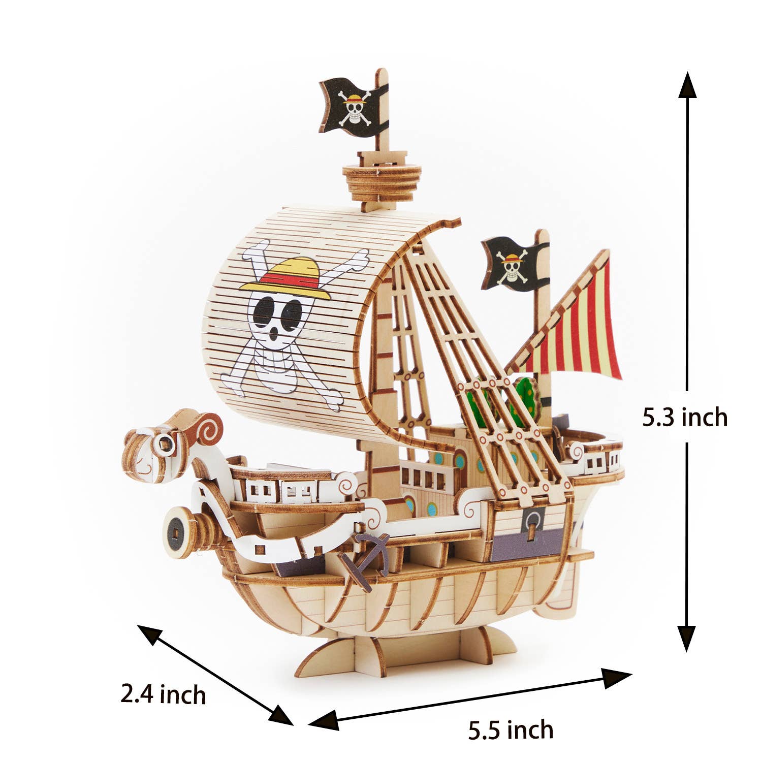 Magnote - Wholesale DIY Craft Kit - wa-gu-mi One Piece Going Merry Ship Model Wooden 3D Puzzles4
