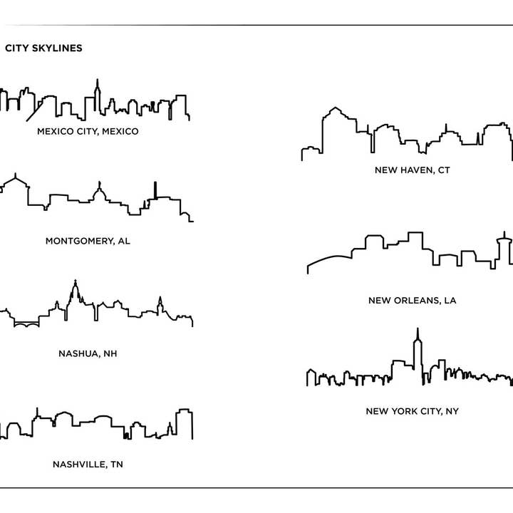 Grainwell - Wholesale Plaque - Hard Wood City Skyline Plaque3