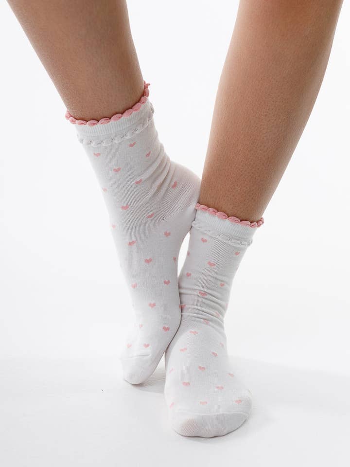 SOCKEN MIT HERZRÜSCHEN für den Großhandel von limlim