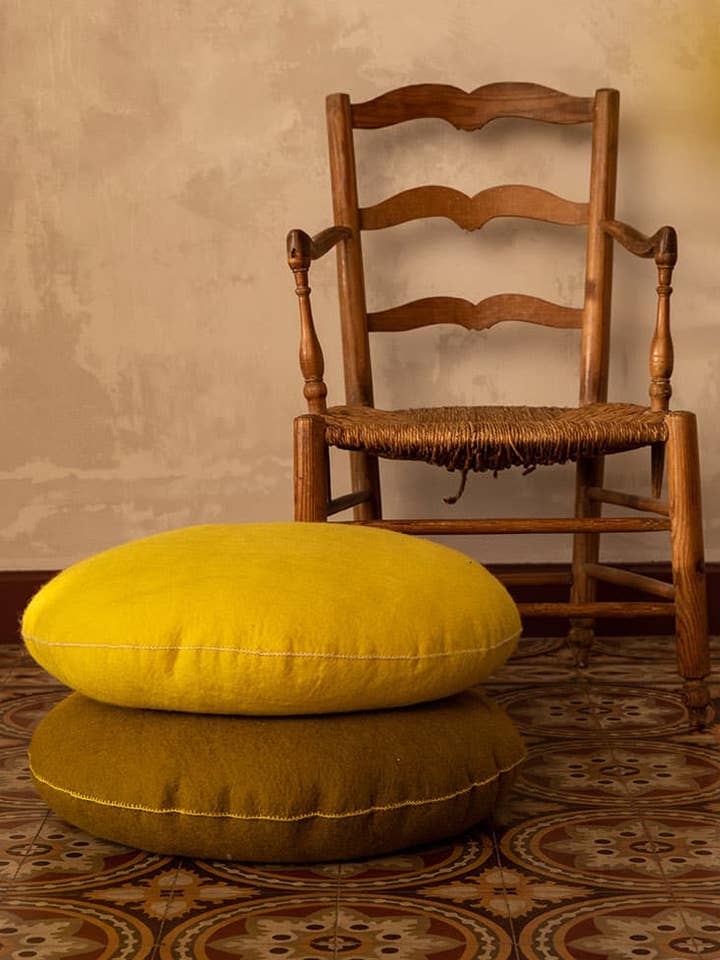 Cojín De Suelo De Fieltro Chakra para venta al por mayor de MUSKHANE