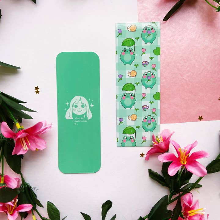 Lily the Frog Bogmærke for engroshandel hos Chuchu Illustrations