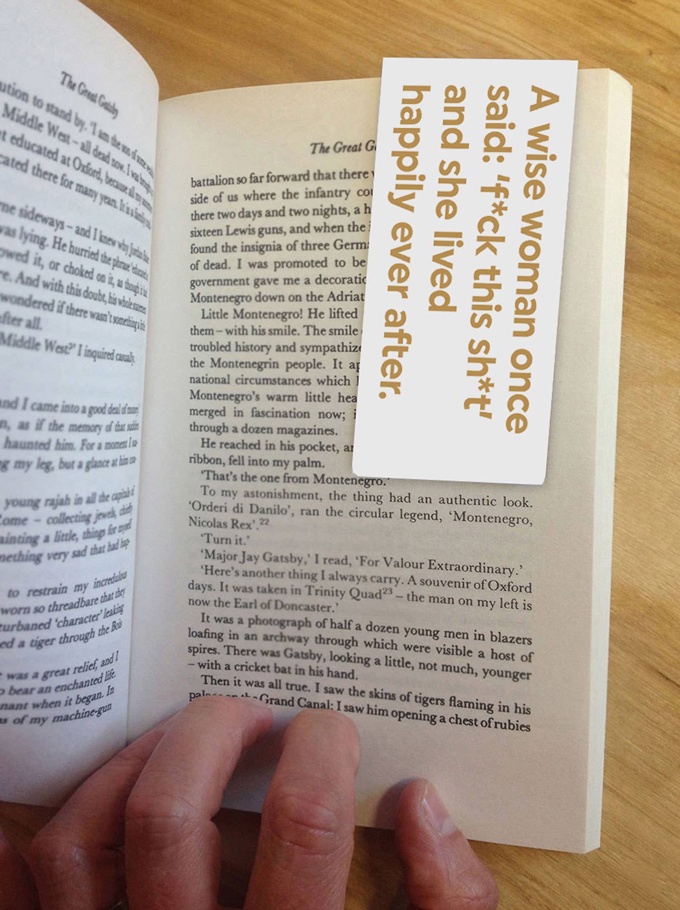 Brainbox Candy - Wholesale Bookmark - Funny Magnetic Bookmark - A Wise Woman Bookmark2