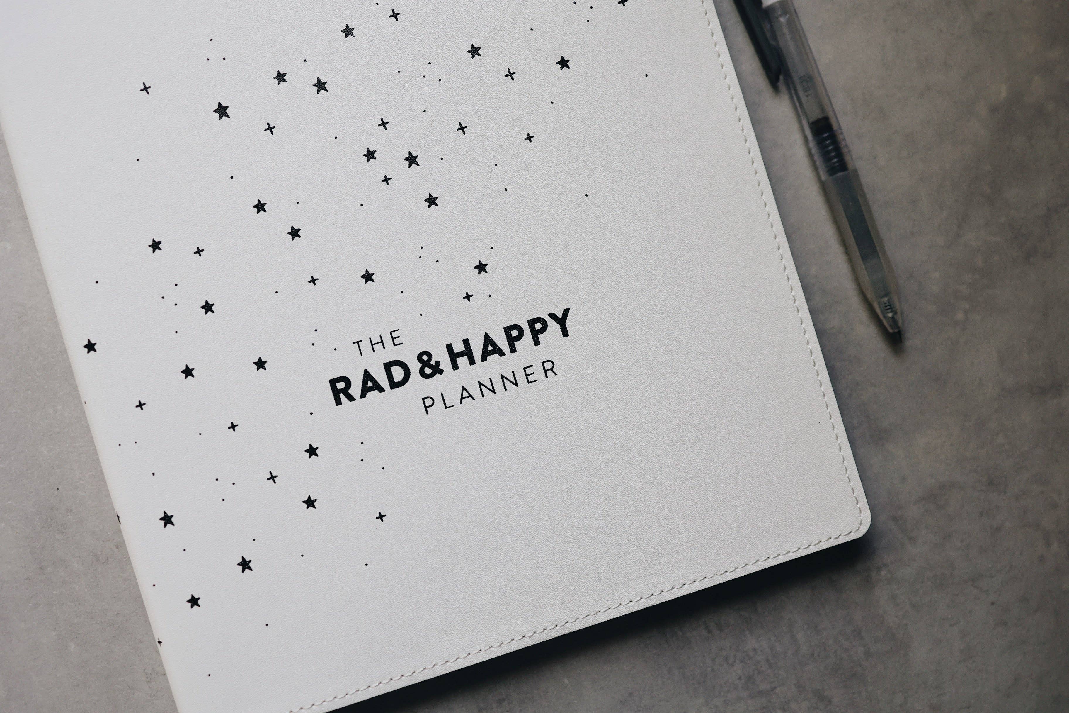 Rad & Happy - Wholesale Planner - 8x10 Undated Planner - Stars Edition1