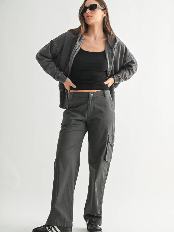 Mono B - Wholesale Hoodie - Women's - Fleece Hoodie Jacket with Tapered Sleeves10