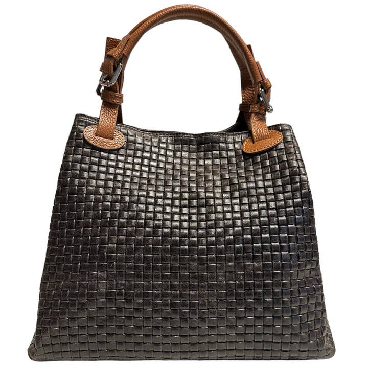 MODARNO - Wholesale Top Handle Bag - Women's - Modarno Women's Woven Print Handbag with Shoulder Strap21