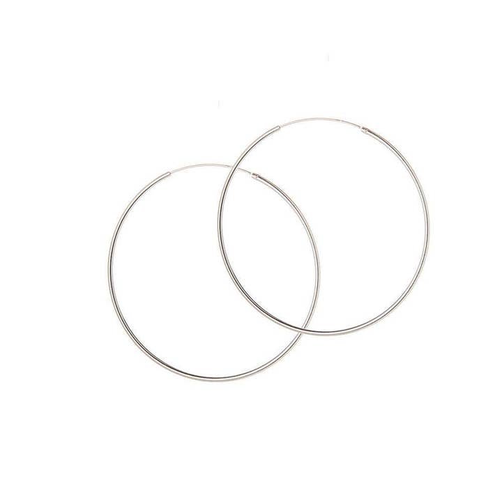 Juulry – wholesale Hoop-örhängen – Guldpläterade Hoop-örhängen 25 MM 1,2 MM