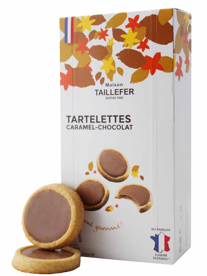 TARTELETTE CHOCOLAT CARAMEL 125G EN ÉTUI pour la vente par MAISON TAILLFER