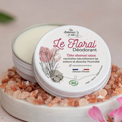 Deodorante vegano solido naturale biologico - Le Floral per la vendita all'ingrosso da parte di Un Battement d’aile