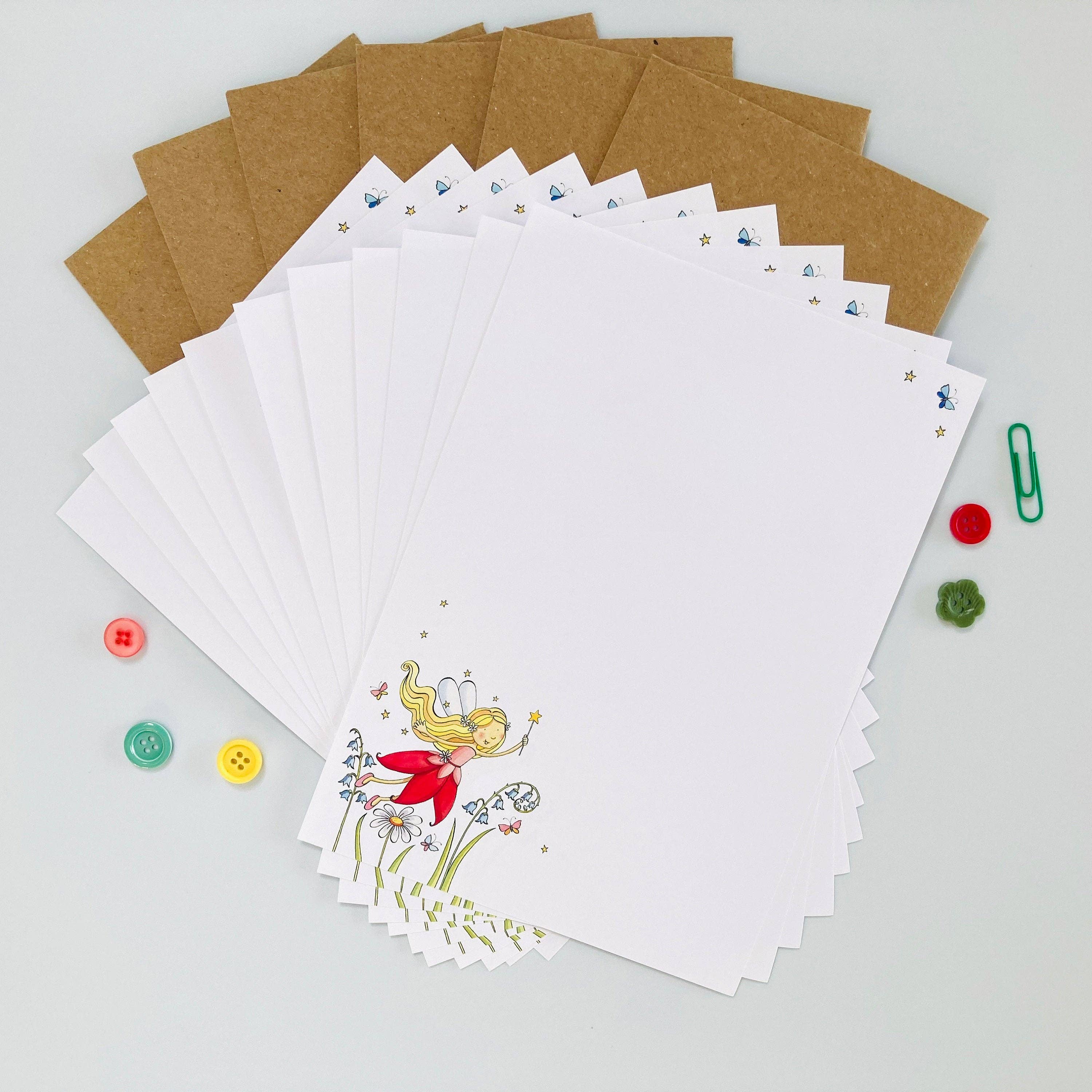 Ink and Snail Limited – wholesale Stationery/notecard set – Writing Set - Fairy1